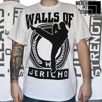 WALLS OF JERICHO ´Strength´ - White T-Shirt